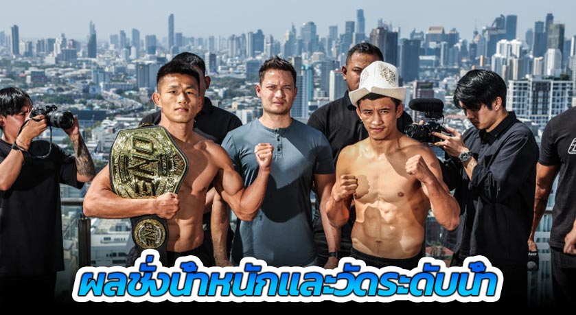 ผลชั่งน้ำหนักและวัดระดับน้ำ ศึก ONE Fight Night 27: ถัง ไค vs อักบาร์